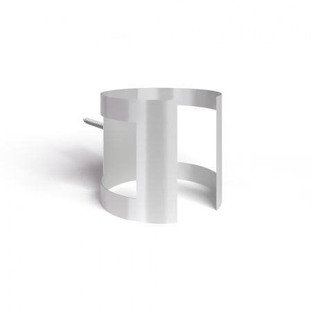 Держатель трубы D90 (на кирпич) GS RAL9003