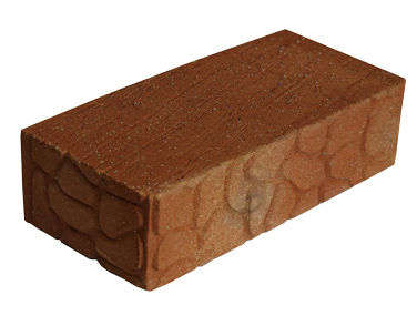 Чекмагушевский кирпич рядовой полнотелый 1НФ красный дикий камень (М-150)
