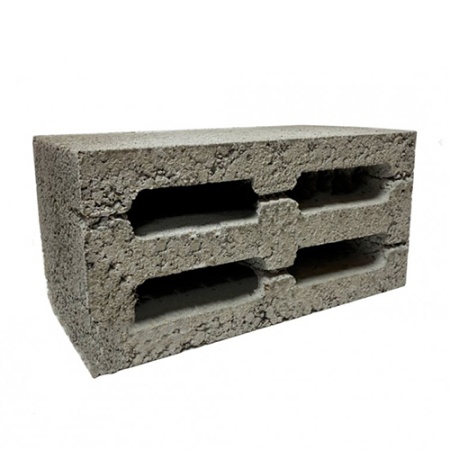 Блок керамзитобетонный с 4 продольными пустотами КСР-ПР-ПС-39-50-F50-1000 Спектр Н