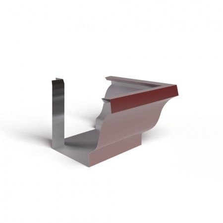 Угол желоба 120х86 наружный полиэстер RAL3011