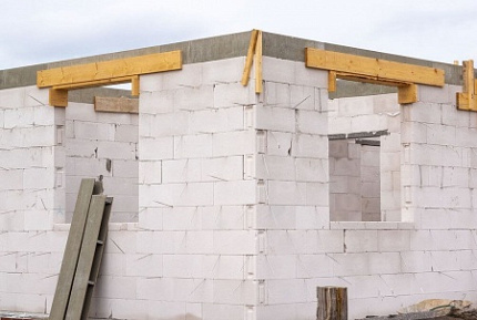 Баня из газобетона своими руками